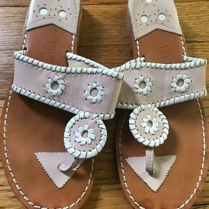 Pink and white Steven Salario navajo sandals sze 7